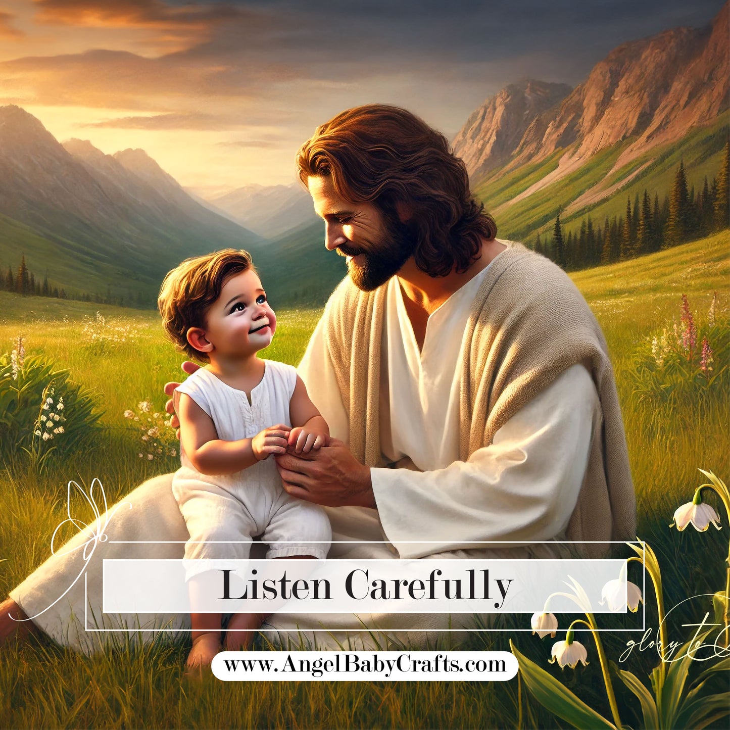 Listen Carefully - 16x24 Canvas Print