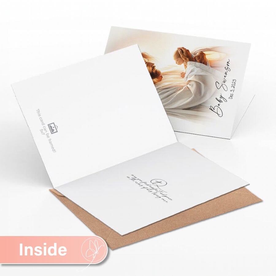 Miscarriage Sympathy Card, Gift Personalized Frameable Card, Insie