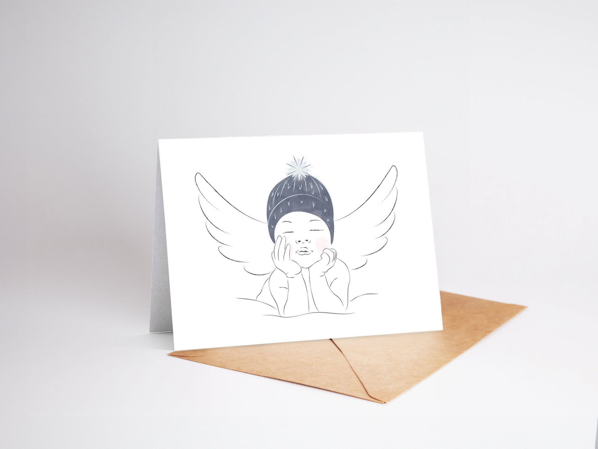 Personalized Baby Loss Card With Digital Print, Sympathy Card, Baby Loss, Stillbirth, Miscarriage Card, Thinking of you Card - Frameable Art