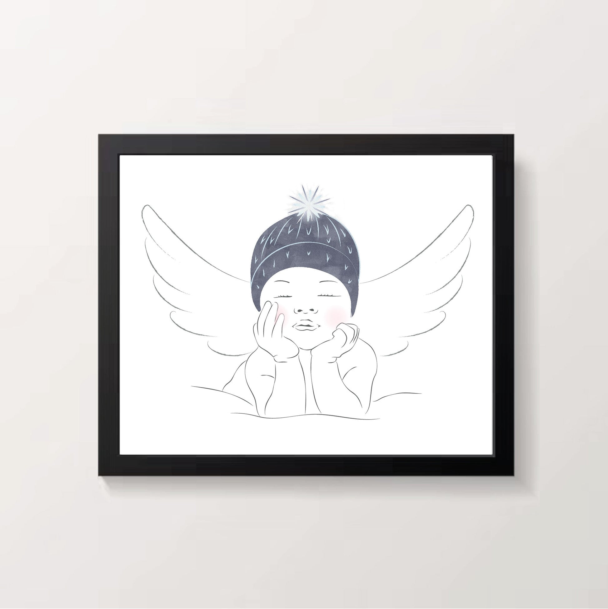 Angel Baby Heart - Digital Print