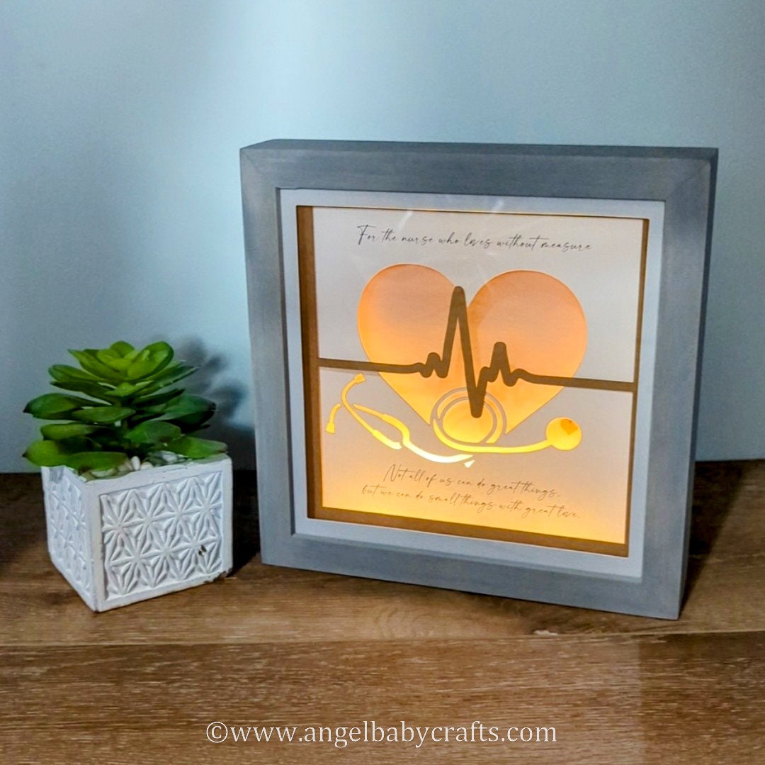 3D Lighted Gift For Nurse Appreciation