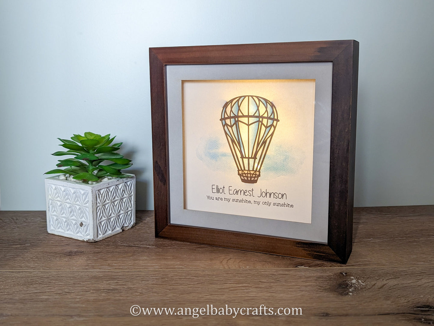 Baby Loss Hot Air Balloon Memorial Gift, Lighting Optional (See Styles)