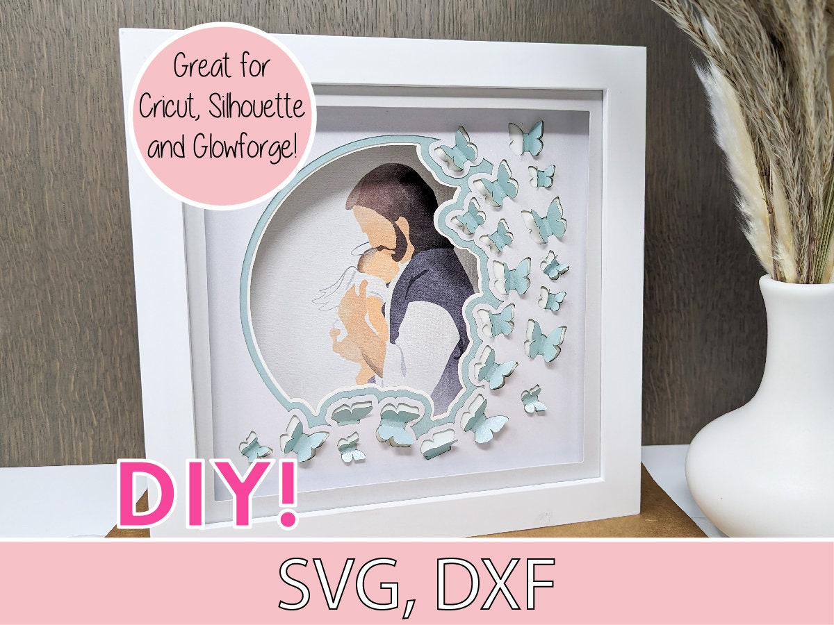 Miscarriage Sympathy Shadow Box Gift Idea DIY Do it Yourself