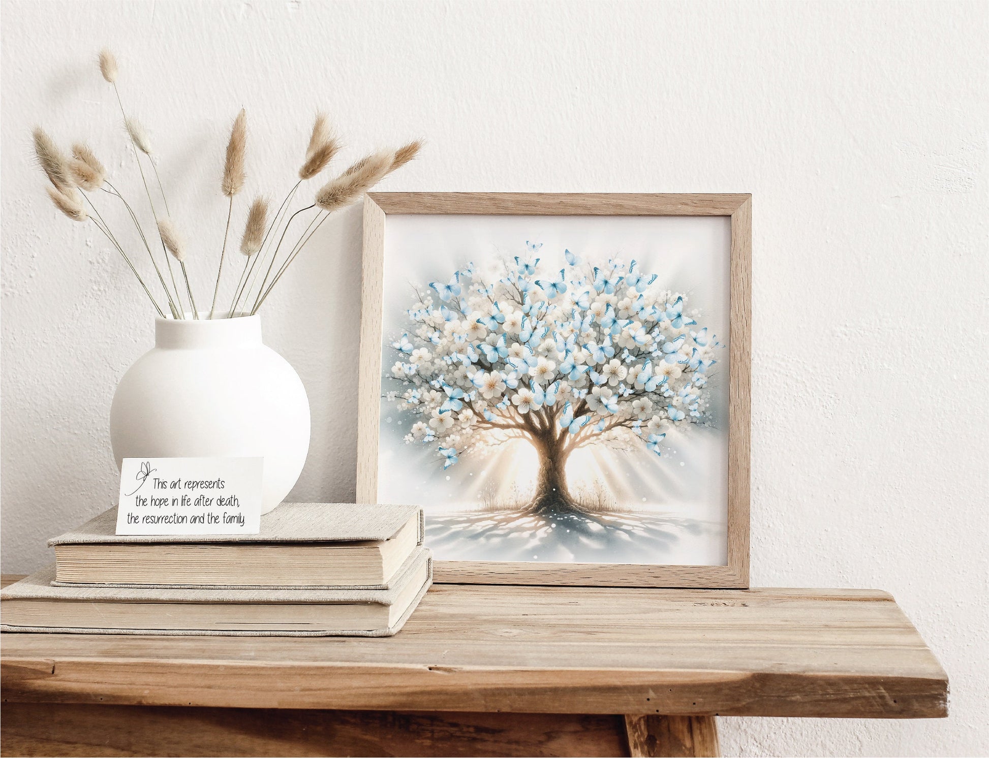 Butterfly Tree Personalized Memorial Art