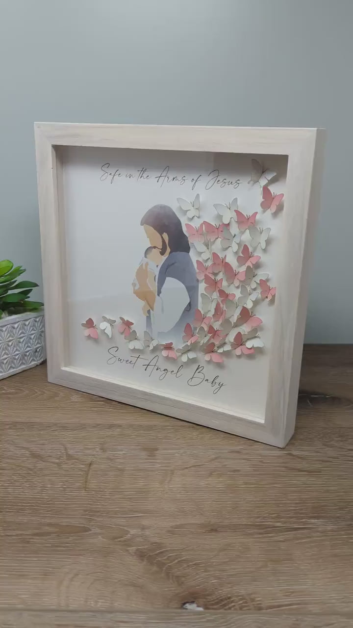 Safe in the Arms of Jesus - A Beautiful Memorial Keepsake for Infants and Angel Babies