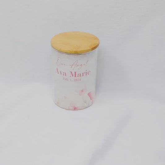 Angel Memorial Night Light - Butterflies Keepsake Miscarriage Gift Care Package