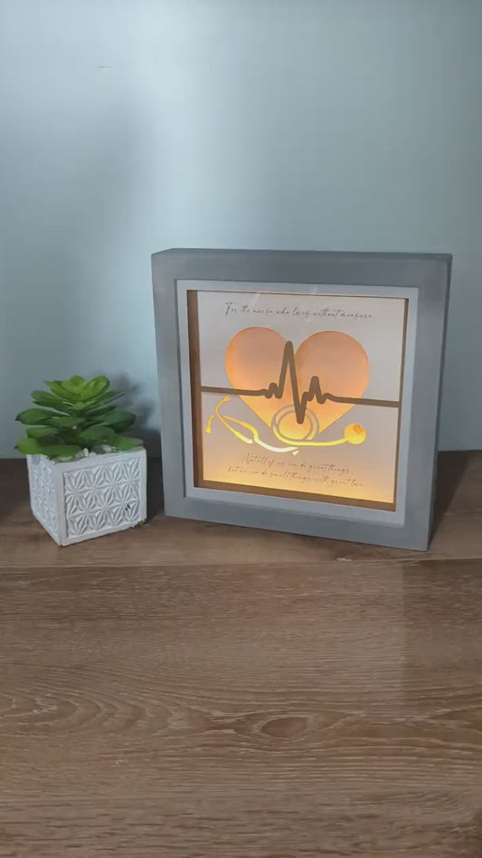 3D Lighted Gift For Nurse Appreciation