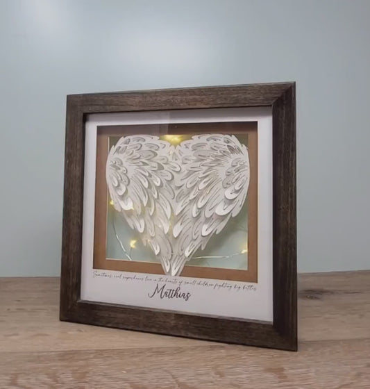 3D Lighted Heart Defect Memorial Gift | Infant Loss Gift CHD Awareness Gift